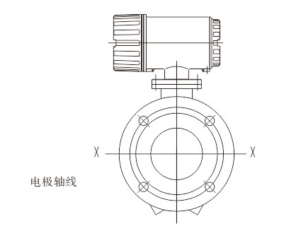 電磁流量計(jì)安裝圖一